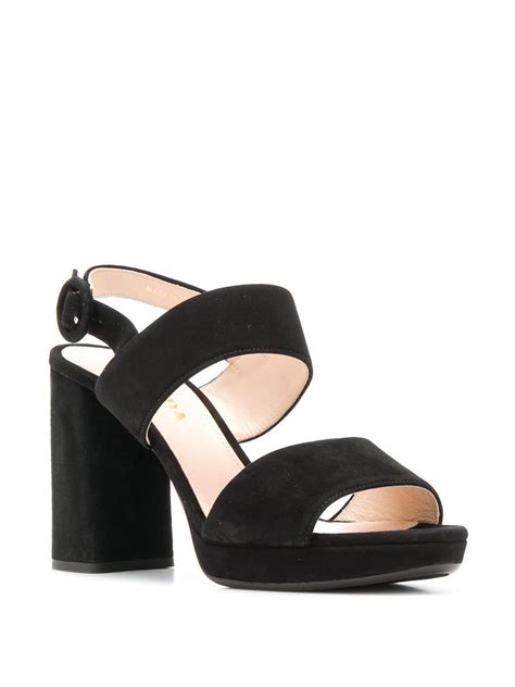 sandalha prada|prada chunky heel sandal.